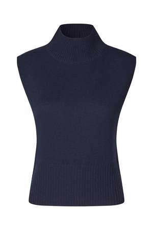 Second Female longo t neck vest night sky