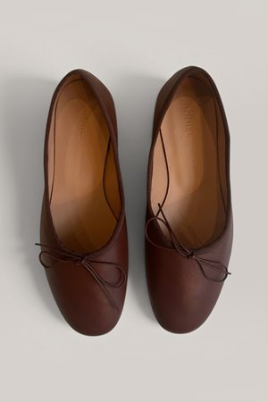 Anniel  sogno leather ballet pump porto