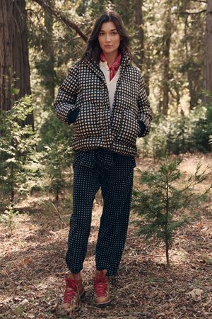 The Great the polar puffer black paisley back