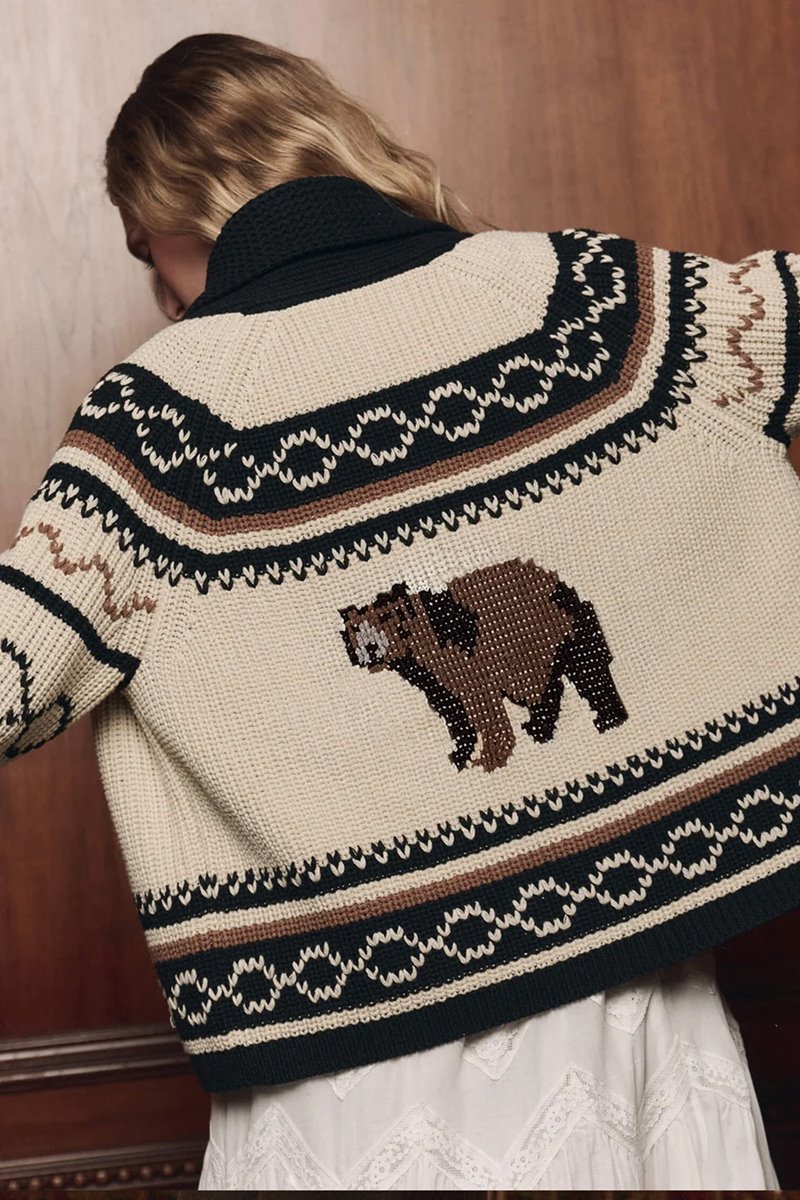 The Great the bear lodge cardigan  side