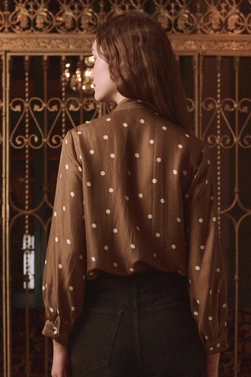 The Great the zenith blouse  back