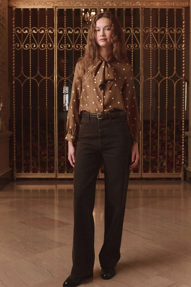 The Great the zenith blouse  detail