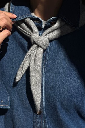 Le Bon Shoppe cashmere bandana grey