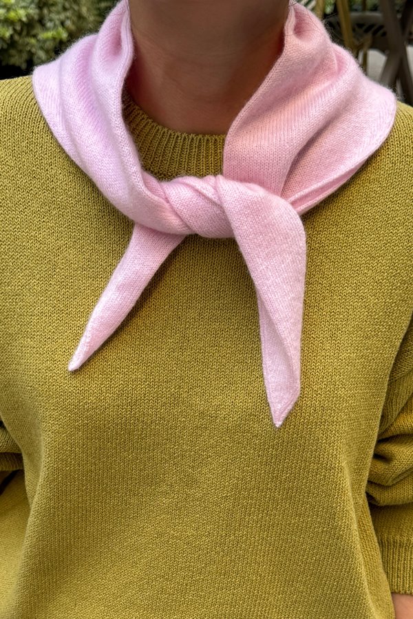 Le Bon Shoppe Cashmere Bandana  Baby Pink