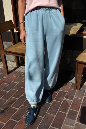 Le Bon Shoppe french terry balloon pant dream blue