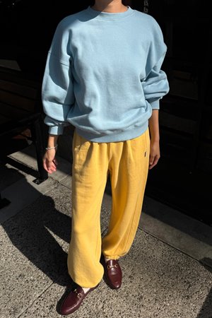 Le Bon Shoppe french terry sweat shirt dream blue back