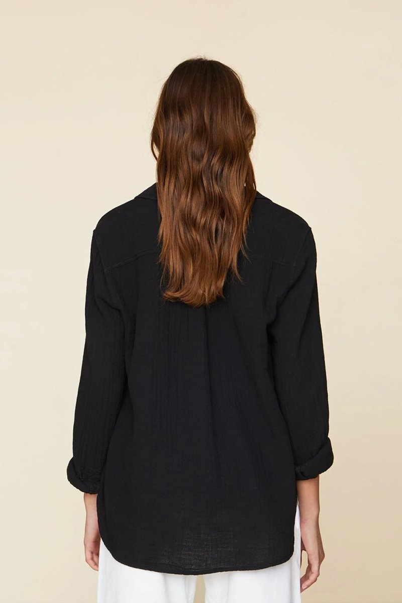 Xirena  scout shirt - black back