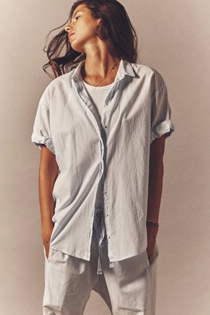 Xirena  channing shirt skylight detail