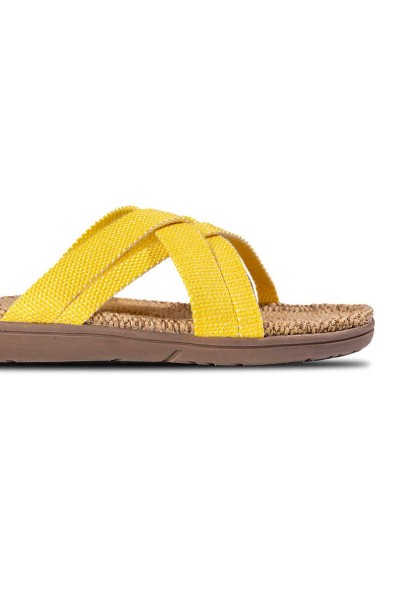 Shangies sandal no.1 - sunlight yellow back
