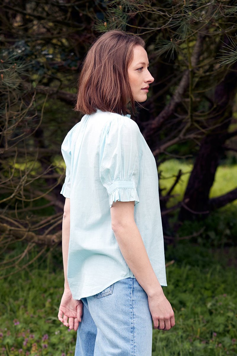 Kj's Laundry mabel top - pale blue back Kj's Laundry mabel top - pale blue back