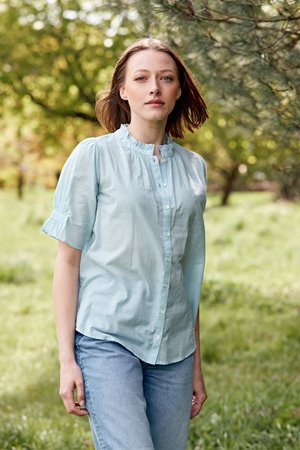 Kj's Laundry mabel top - pale blue side Kj's Laundry mabel top - pale blue side