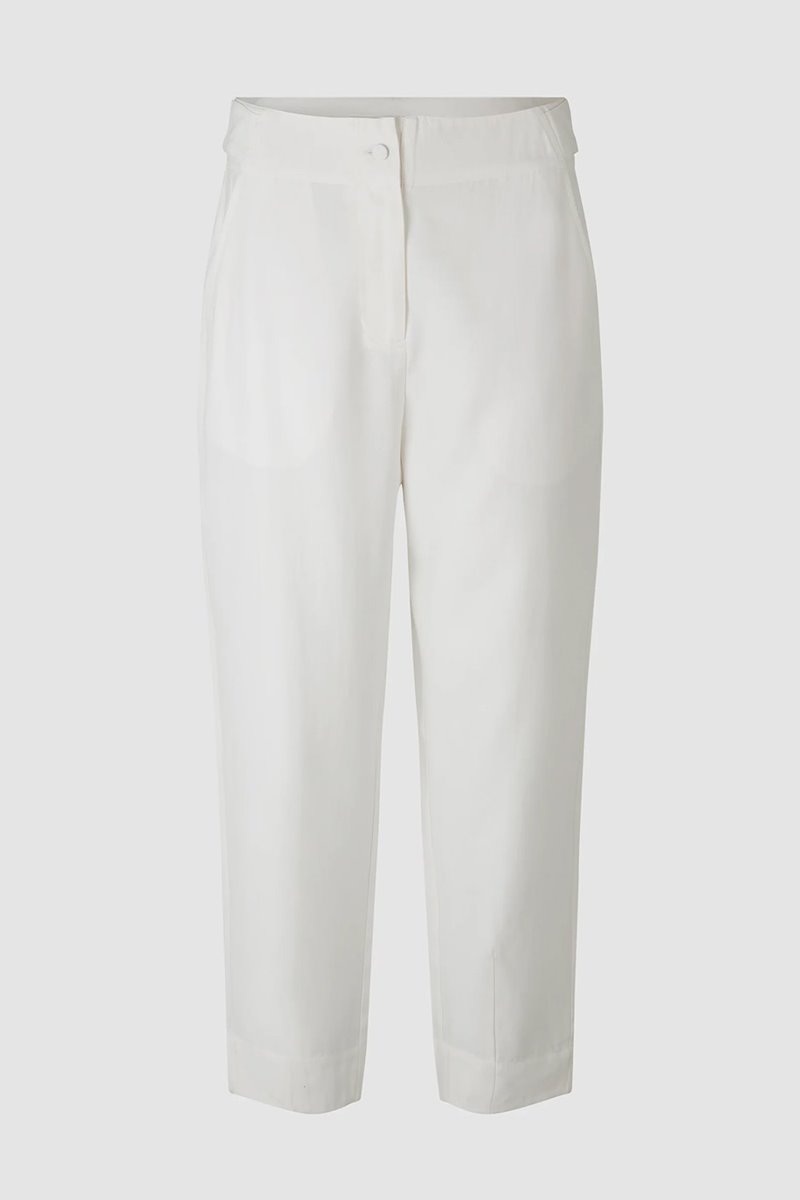 Second Female disa track trousers - bright white back