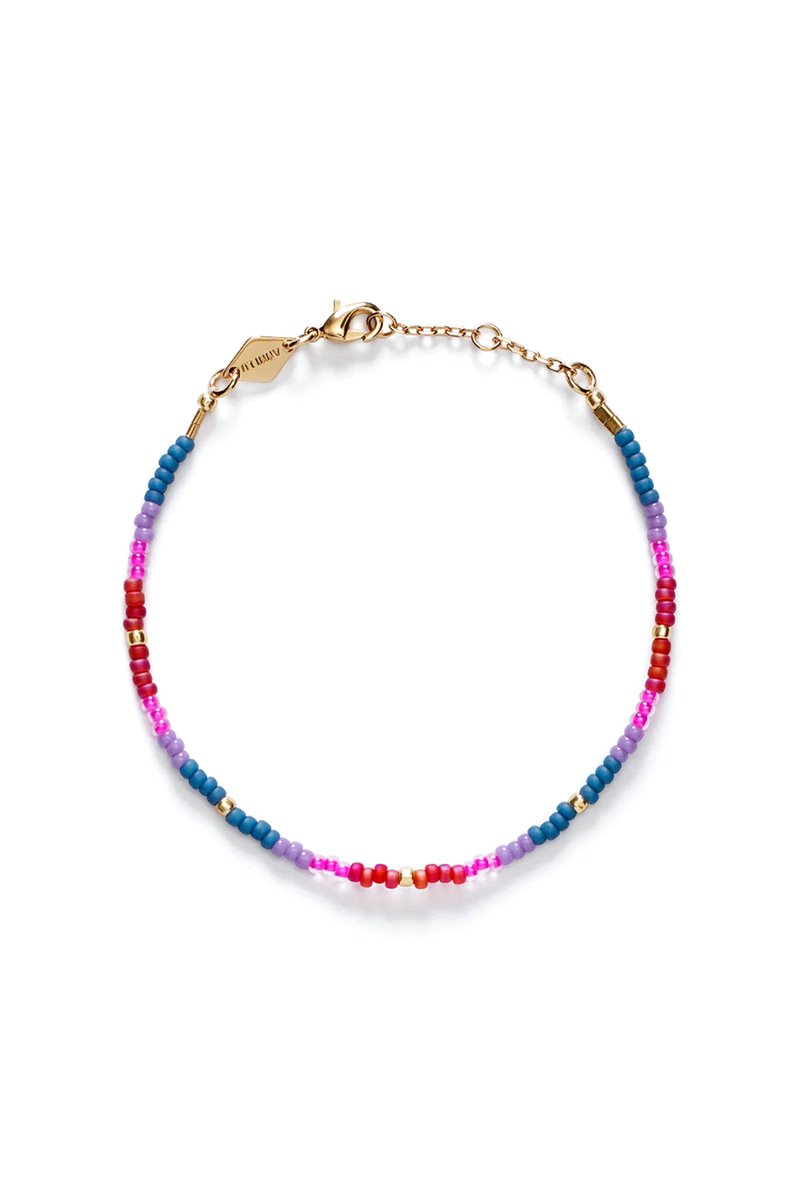 Anni Lu tie dye bracelet - violet