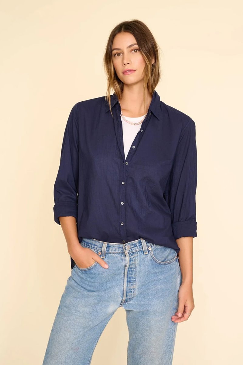 Xirena  beau shirt deep blue 