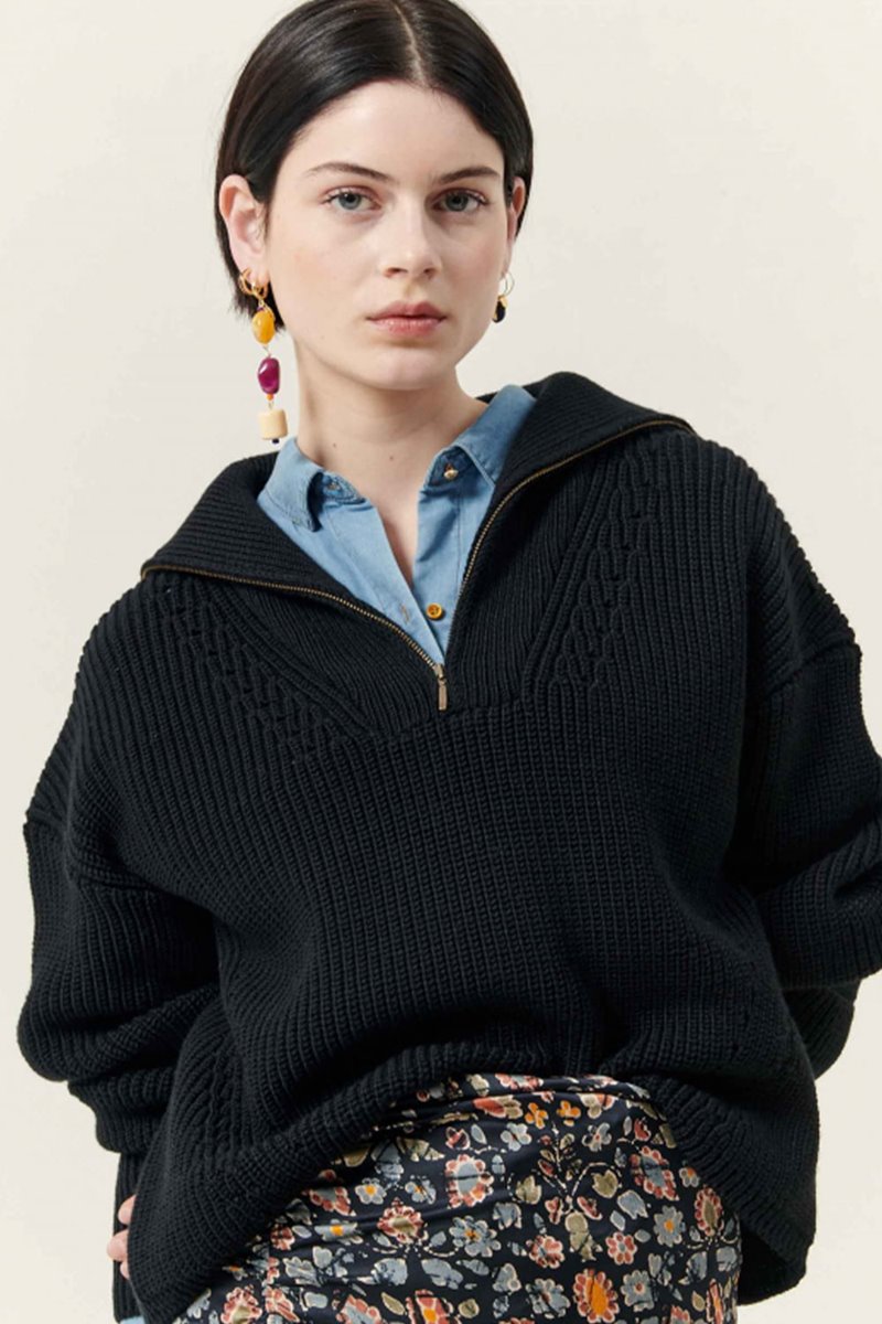 Sessun jen knit - black