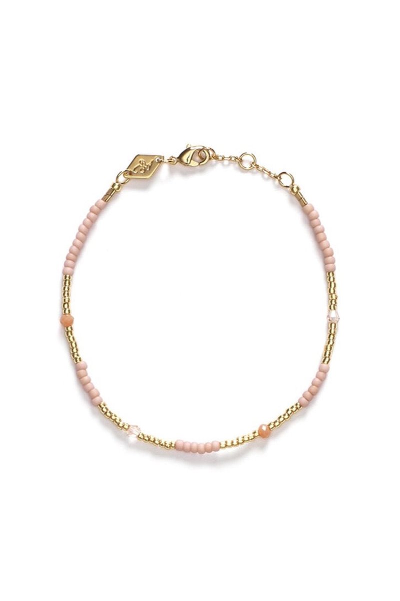Anni Lu clemence bracelet pink sand 