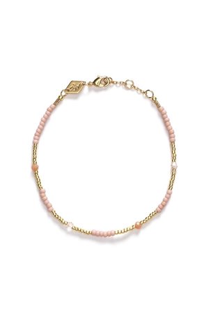 Anni Lu clemence bracelet pink sand 