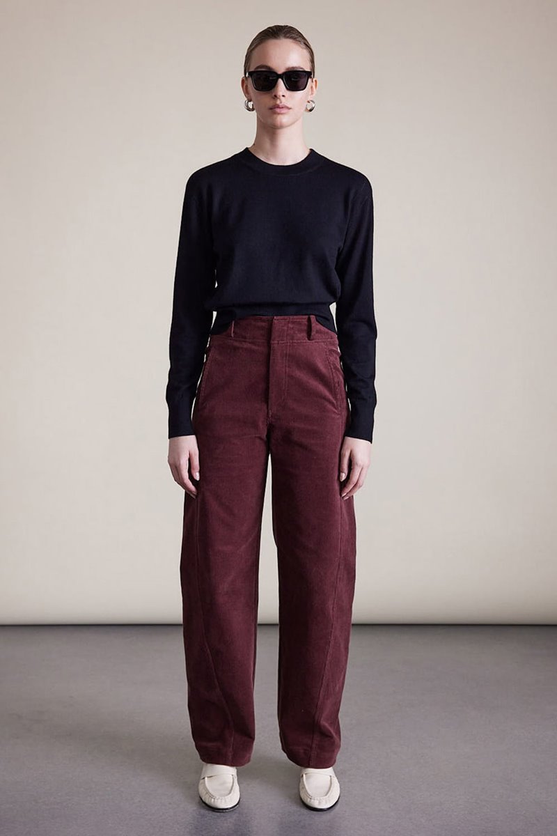 Apiece Apart meridian pant chocolate 
