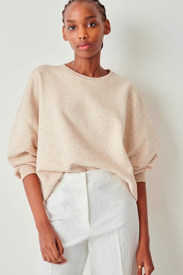 Sessun chebbi sweatshirt -sandstone