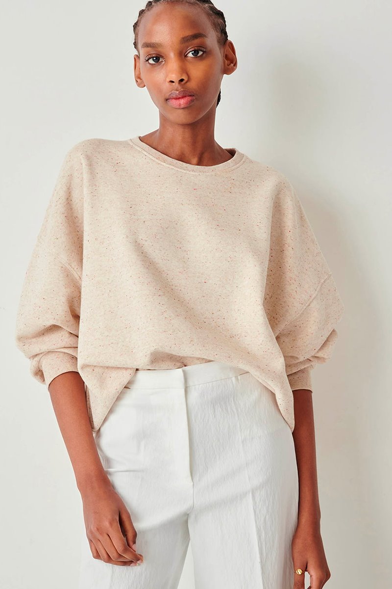 Sessun chebbi sweatshirt - sandstone