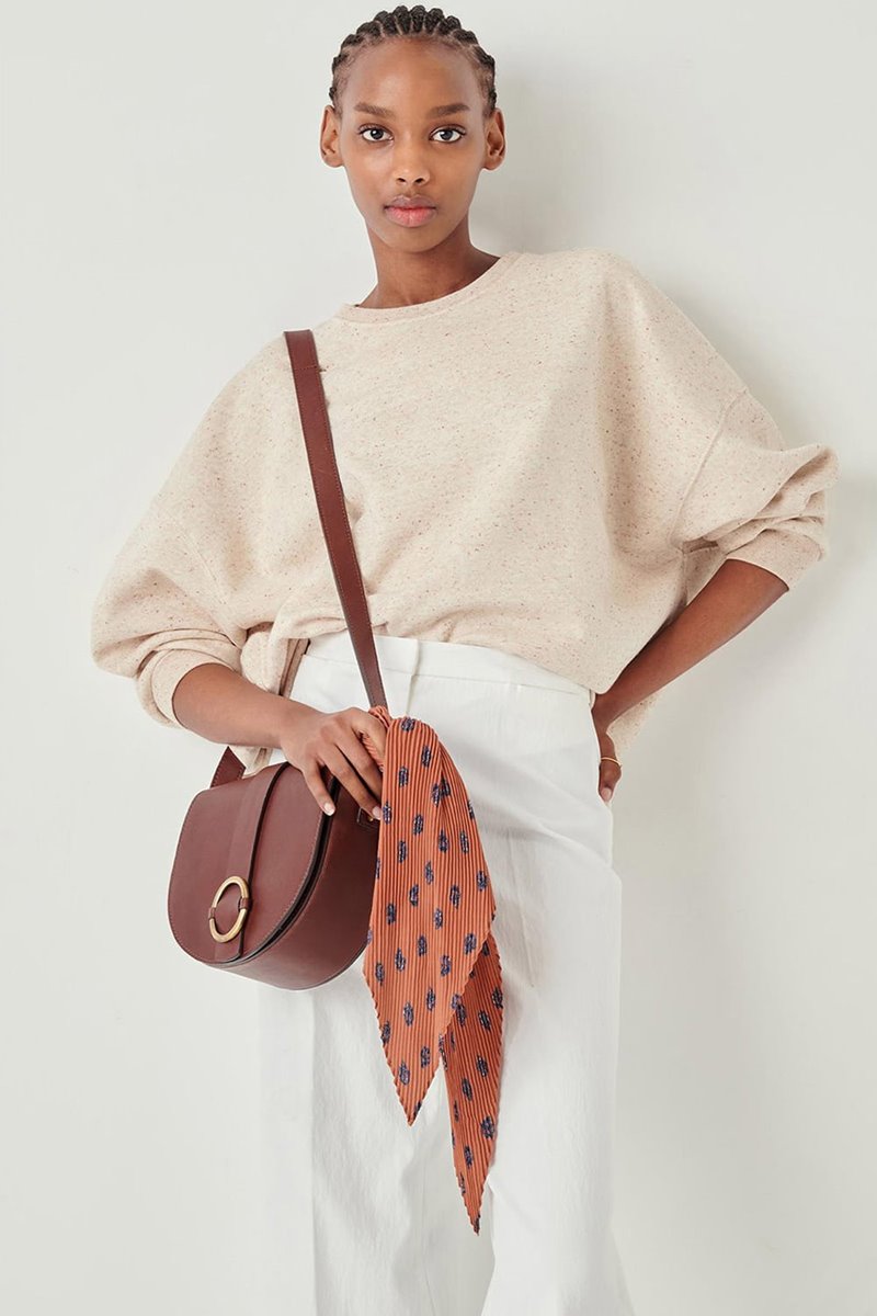 Sessun chebbi sweatshirt - sandstone back Sessun chebbi sweatshirt - sandstone back
