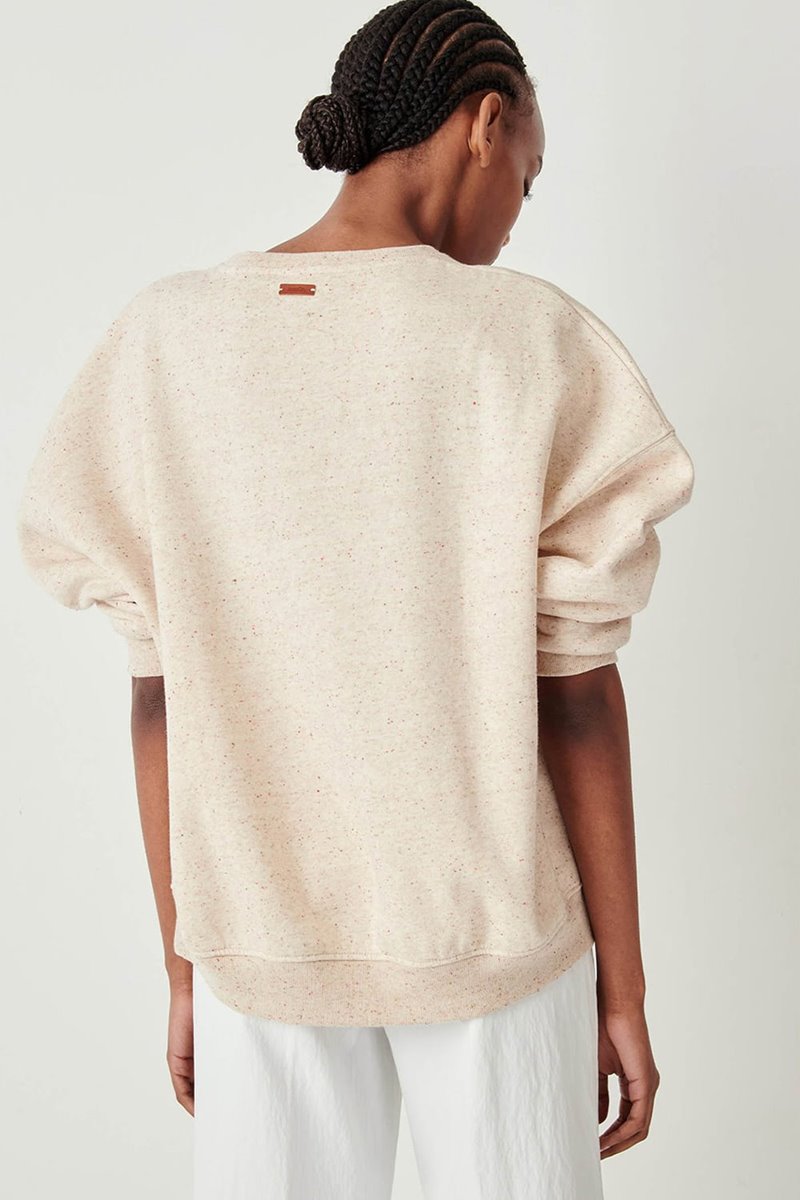 Sessun chebbi sweatshirt - sandstone side Sessun chebbi sweatshirt - sandstone side