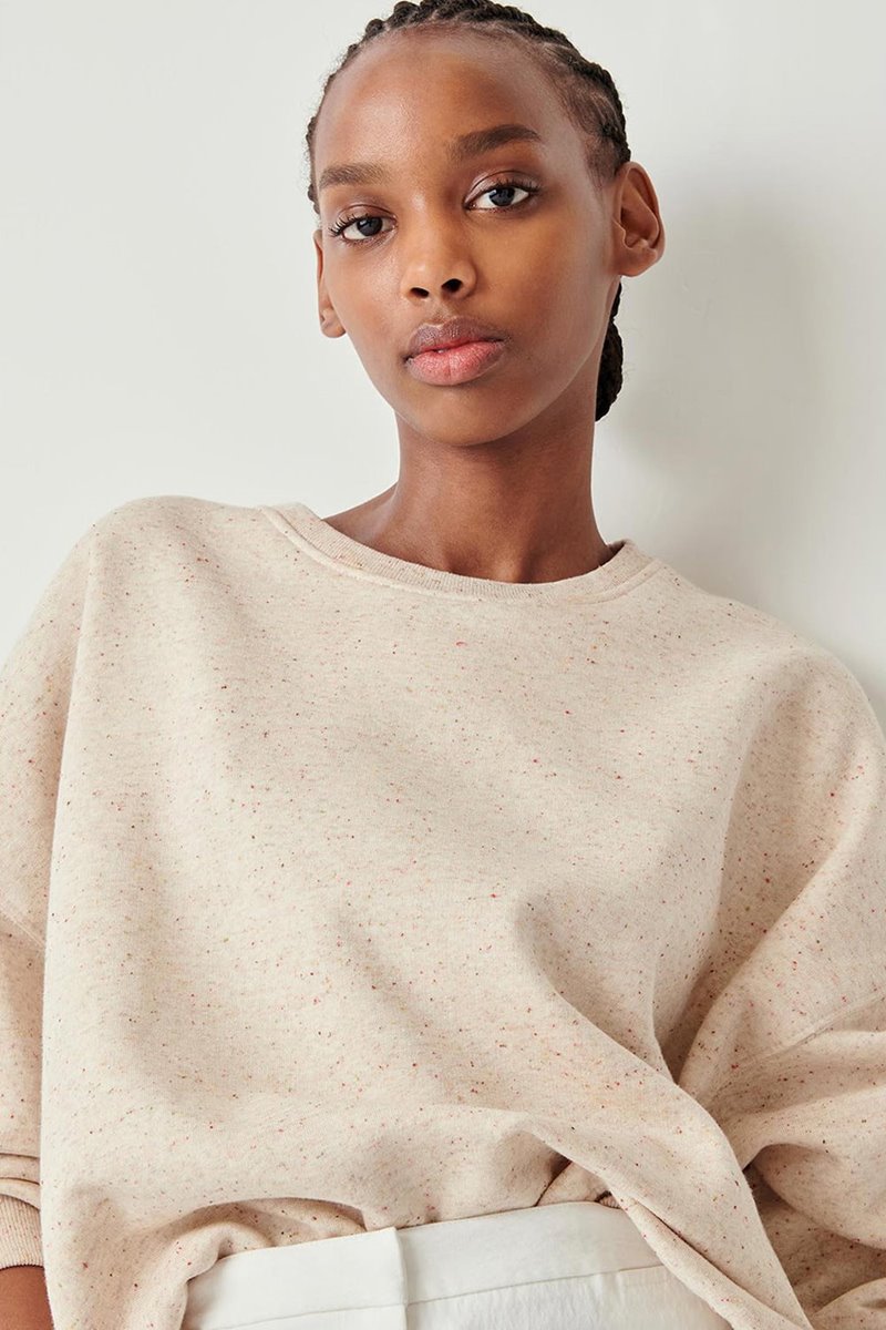 Sessun chebbi sweatshirt - sandstone detail Sessun chebbi sweatshirt - sandstone detail