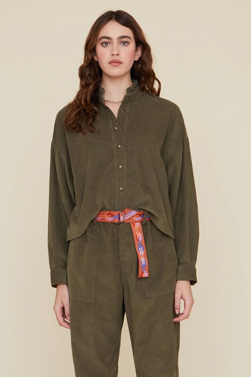 Xirena  hayes shirt - green olive