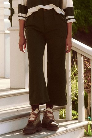 The Great the town pant - dark forest detail The Great the town pant - dark forest detail