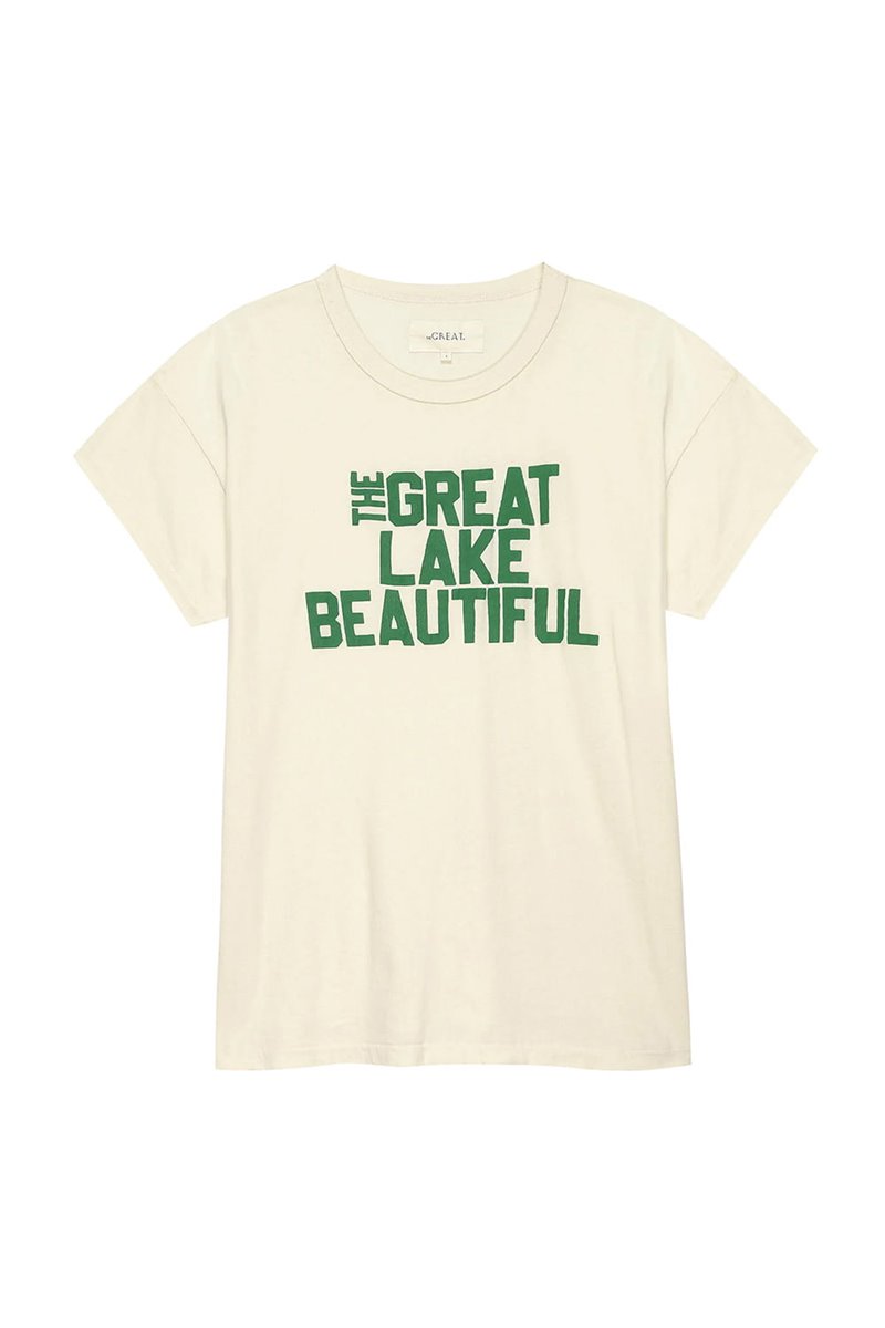 The Great the boxy crew tee - the great lake