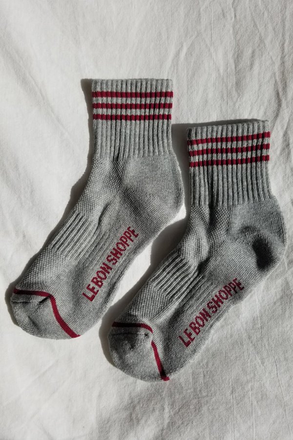 Le Bon Shoppe girlfriend sock - heather grey