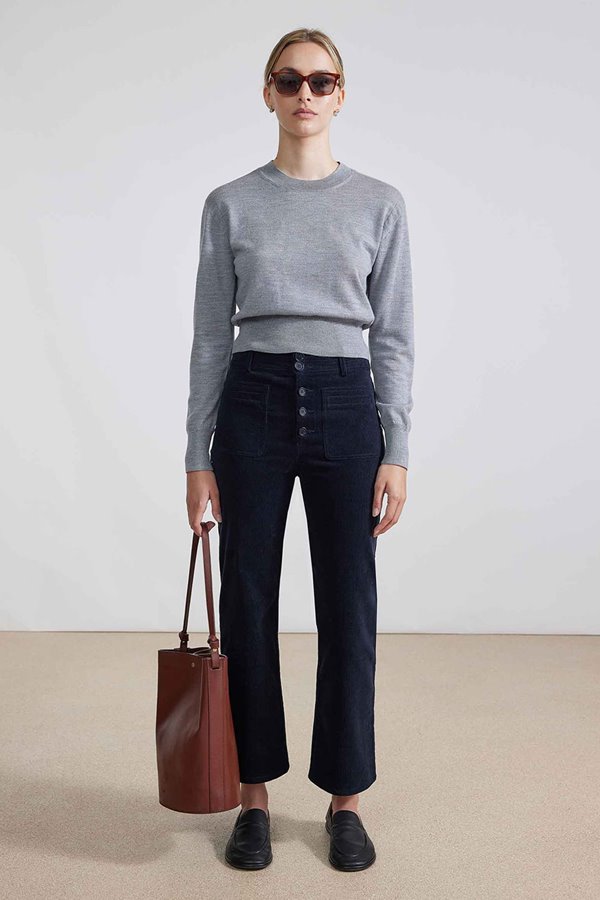 Apiece Apart slim marston trouser. - midnight
