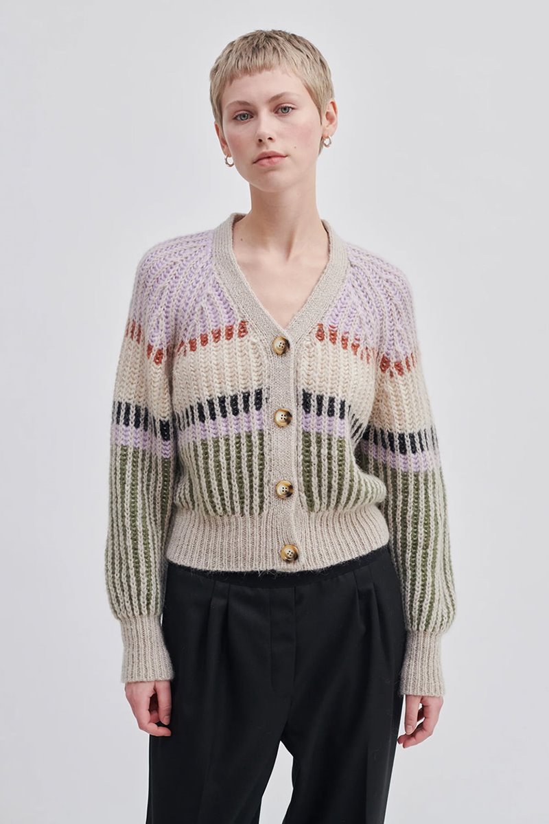 Second Female rosanna cardigan - pastel lilac