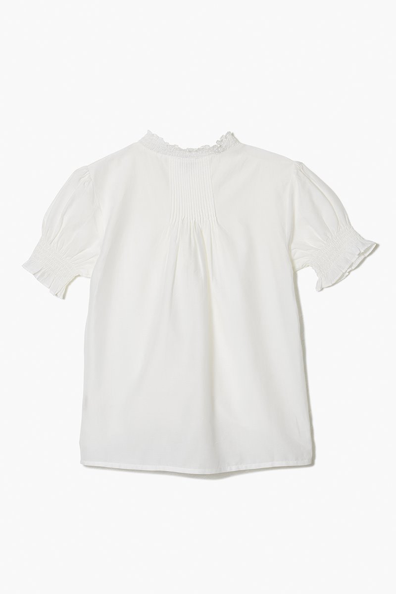 Kj's Laundry rosa blouse - white side