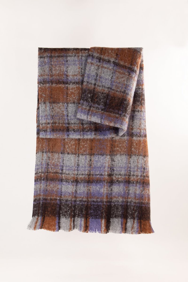 Sessun sweety scarf - tan denim