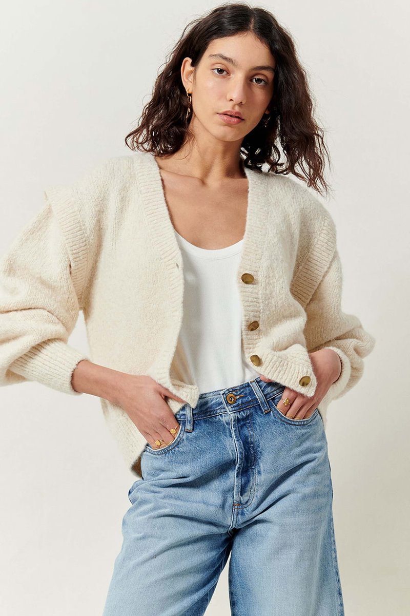 Sessun chincero cardigan  - fleur de sel