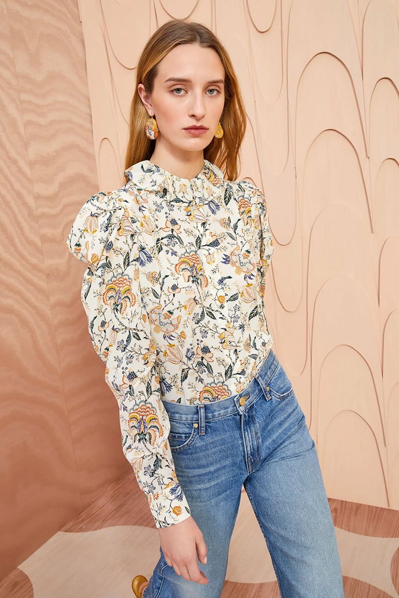 Ulla Johnson dara blouse - gardenina