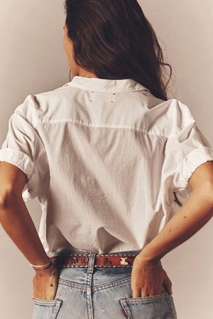 Xirena  channing shirt - white model