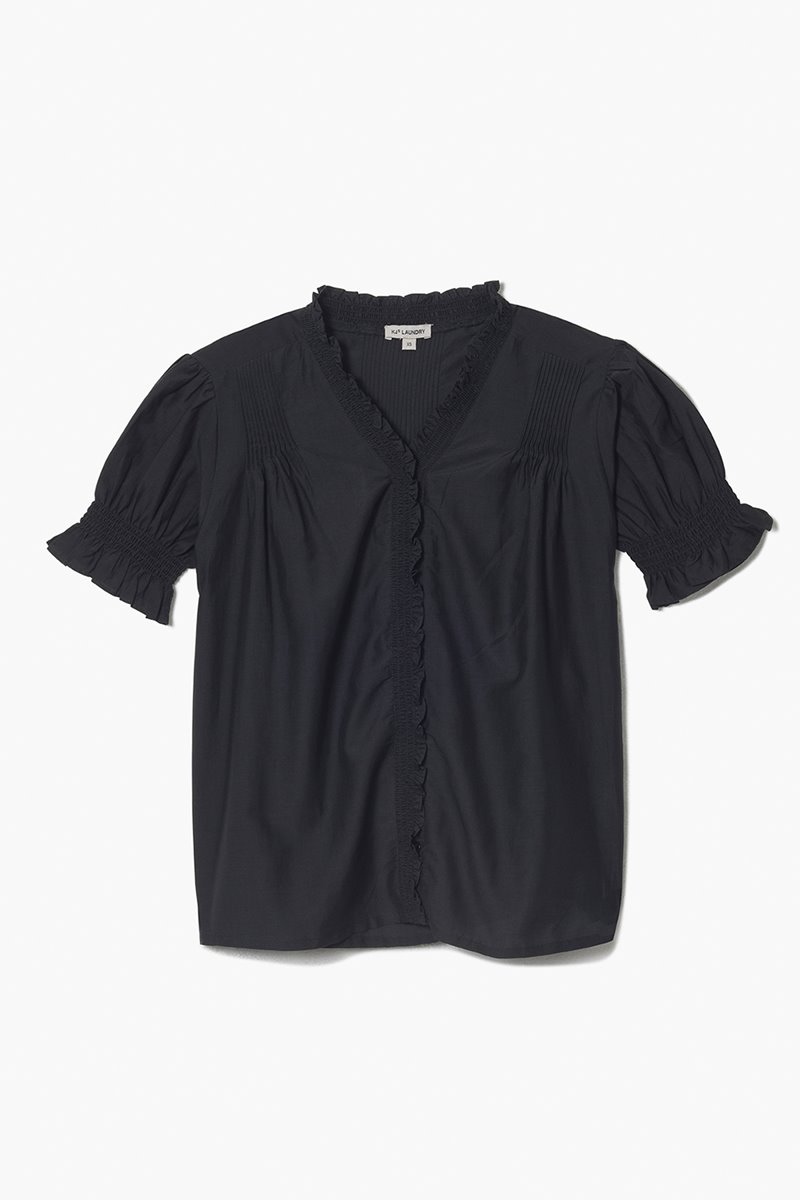 Kj's Laundry rosa blouse - black side