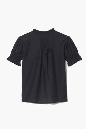 Kj's Laundry rosa blouse - black detail