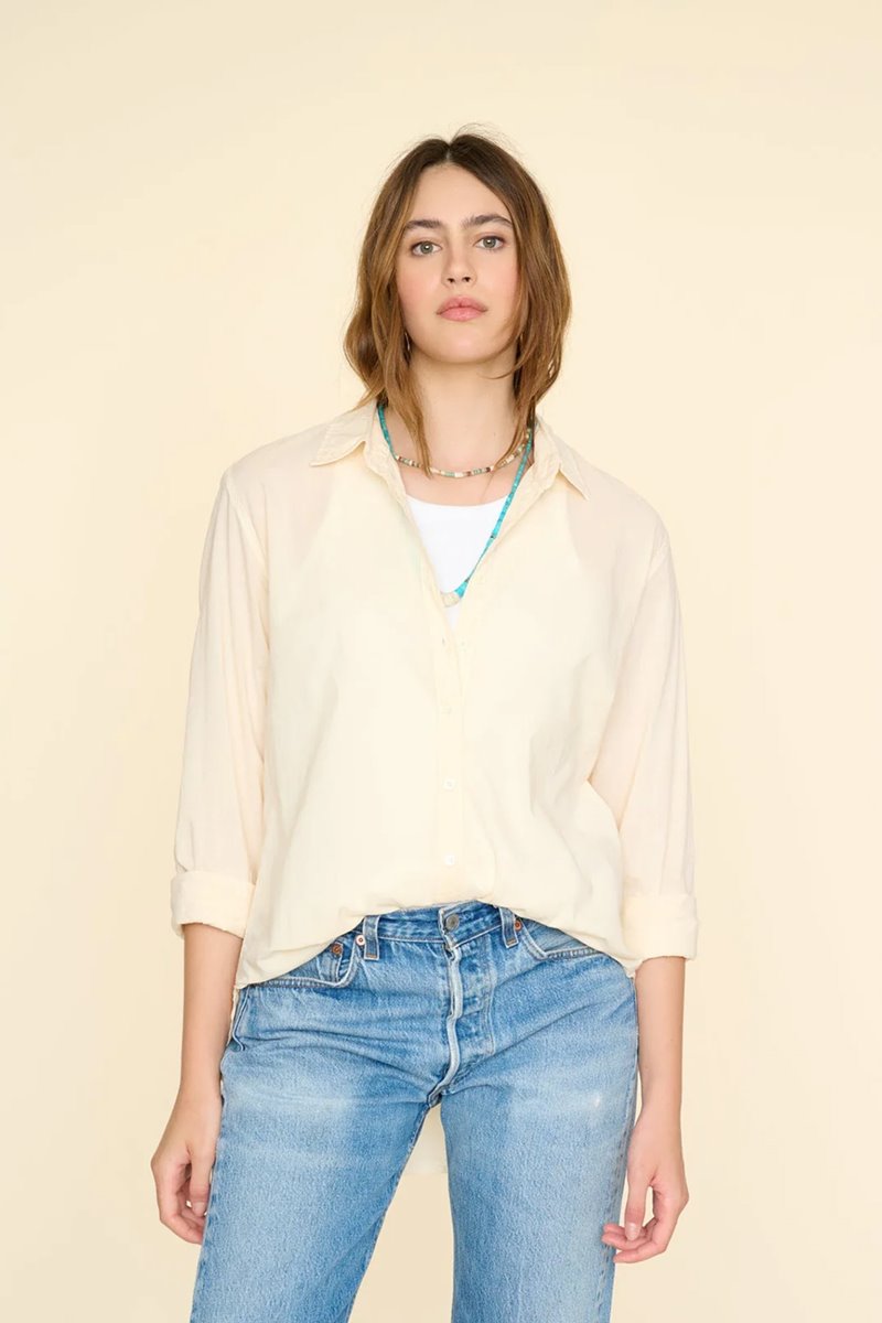 Xirena  beau shirt - pale straw