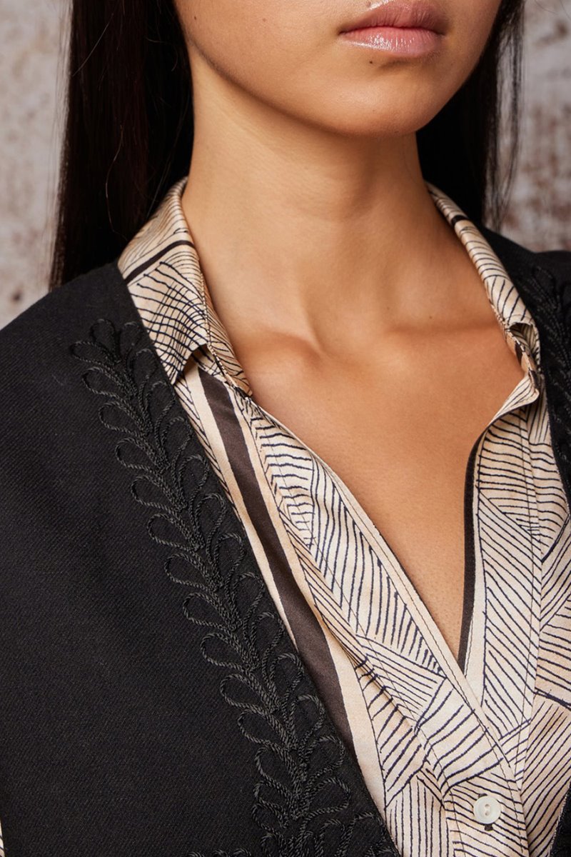 Diega gamao waistcoat - black back