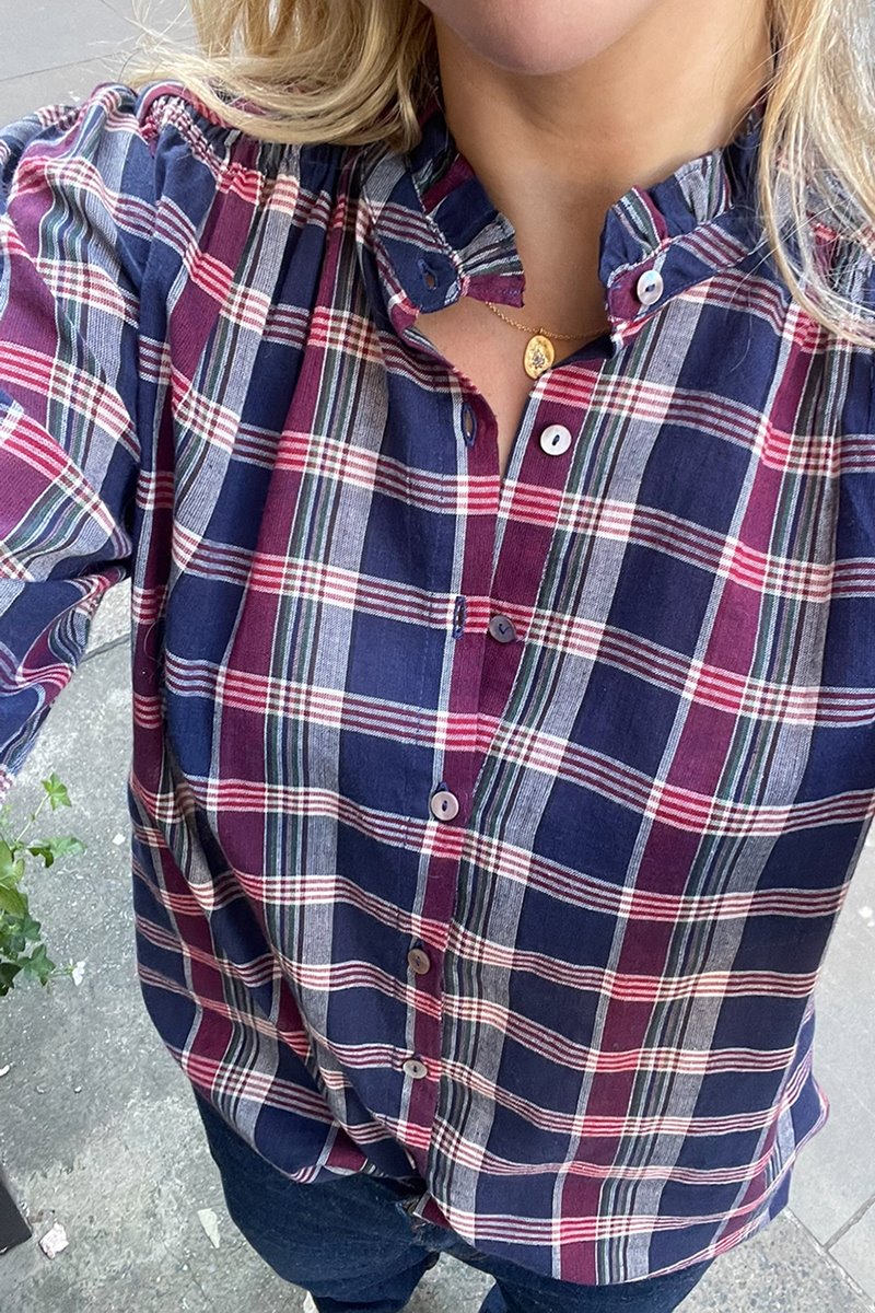 Kj's Laundry honor shirt - check  side