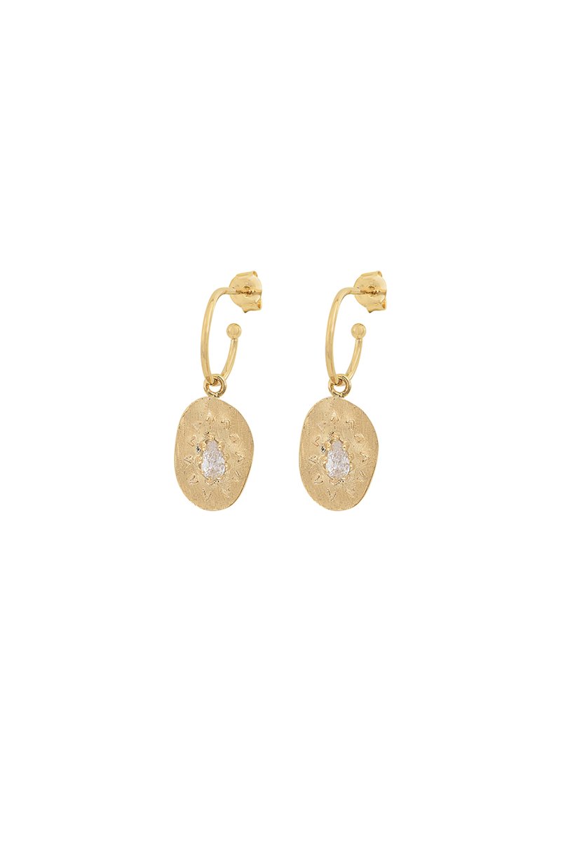 Louise Hendricks felix earrings - white