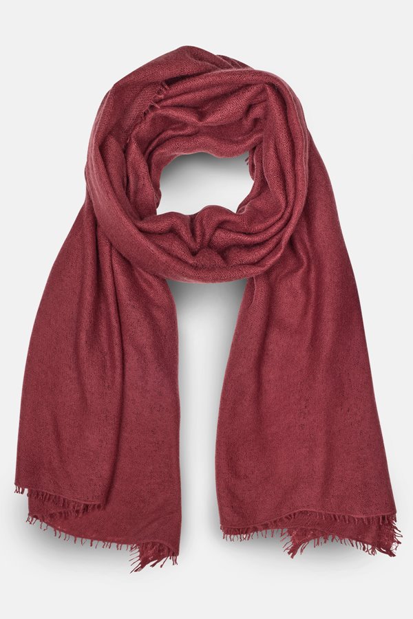 Mouleta  Cashmere Scarf Mulberry  Mouleta  Cashmere Scarf Mulberry