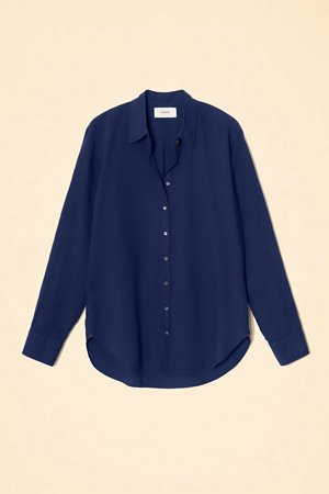 Xirena  beau shirt  navy back