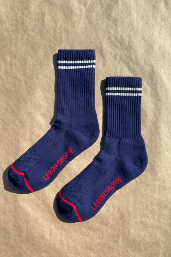 Le Bon Shoppe boyfriend sock - navy