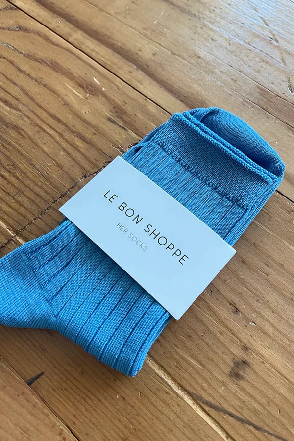Le Bon Shoppe her sock - electric blue