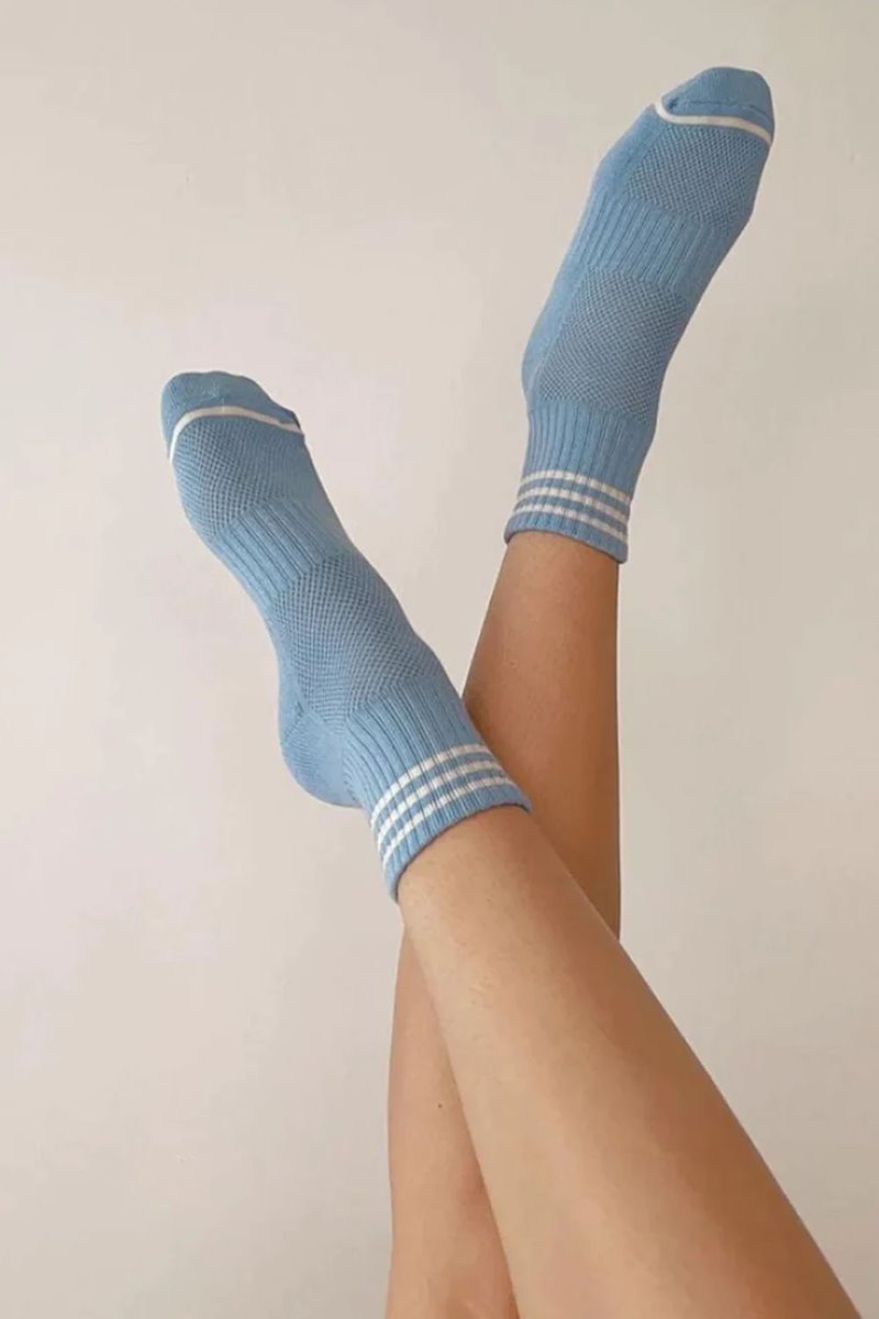 Le Bon Shoppe girlfriend sock - parisian blue