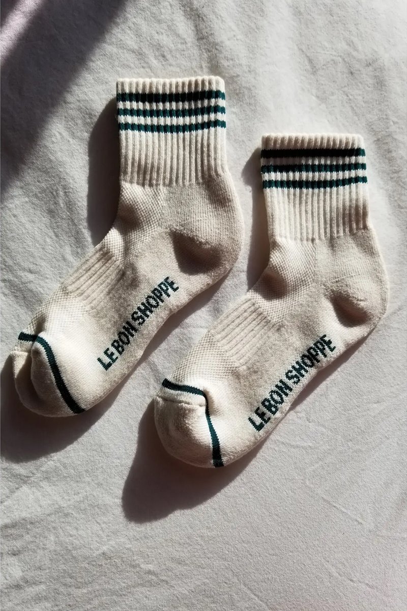Le Bon Shoppe girlfriend sock - egret